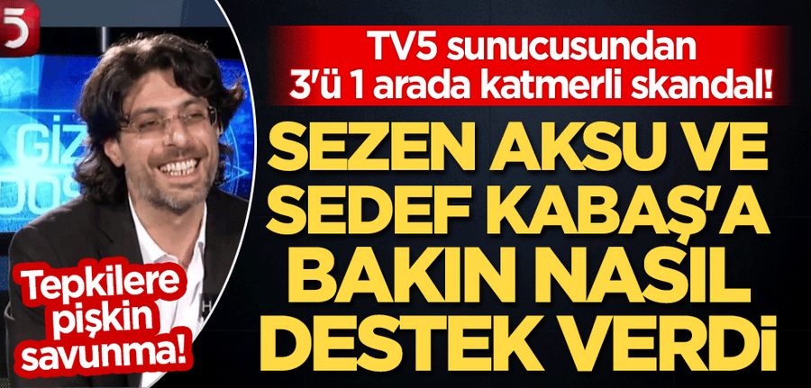 TV5 sunucusundan 3